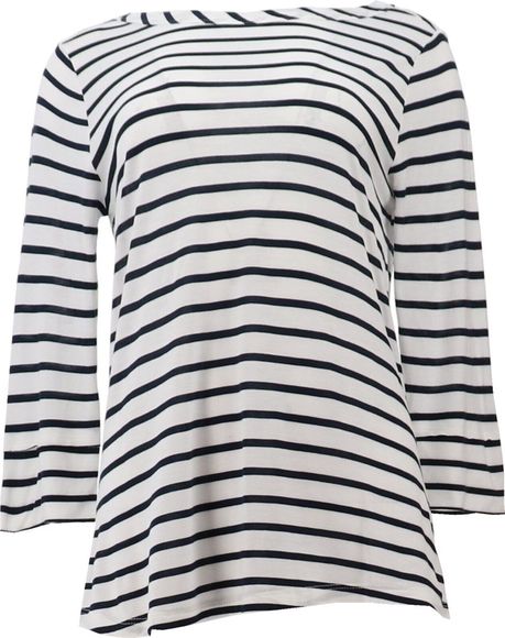 StyleList by Micaela | Tops | Stylelist Micaela Bateau Neck Stripe Knit ...